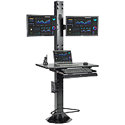 Custom Floor Mount Workstation