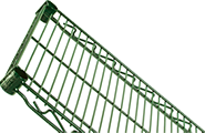 Poly-Green Wire Shelving